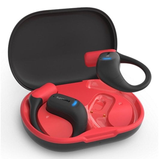 Philips TAA6709BK/00 Auriculares Sem Fios True Wireless Bluetooth Desportivos Preto/Vermelho