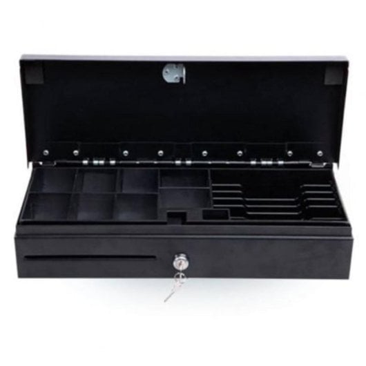 Cajón Portamonedas Premier V46 HQ-B 46cm 6 Billetes 8 Monedas Automático RJ12 Negro