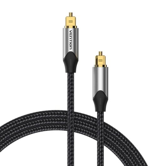 Cable de Audio Óptico Vention BAVHG 1.5m Toslink Macho Fibra Japonesa Carcasa Aluminio