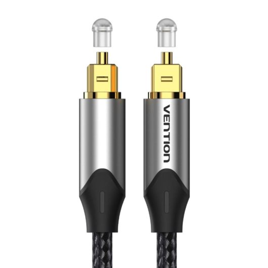 Cable de Audio Óptico Vention BAVHG 1.5m Toslink Macho Fibra Japonesa Carcasa Aluminio