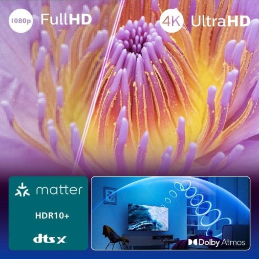 TV Philips LED 75PUS7000 75" 4K UltraHD 60Hz Smart TV Titan OS HDR10+ Dolby Atmos