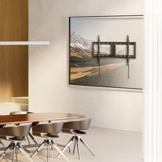 AISENS WT100F-365 Suporte de Parede para TV 43-100" Ultra-Fino Máx.75kg Preto