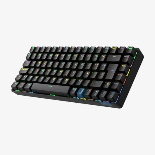 Hiditec GM1K Teclado Mecânico ARGB Sem Fios Multi-Modo Hot-Swap Preto (ES)