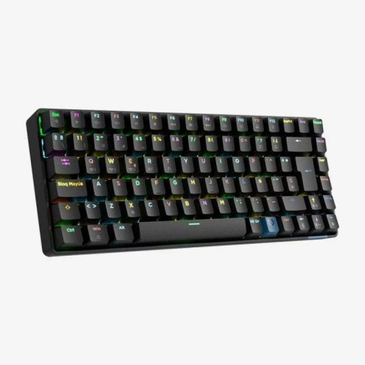 Hiditec GM1K Teclado Mecânico ARGB Sem Fios Multi-Modo Hot-Swap Preto (ES)