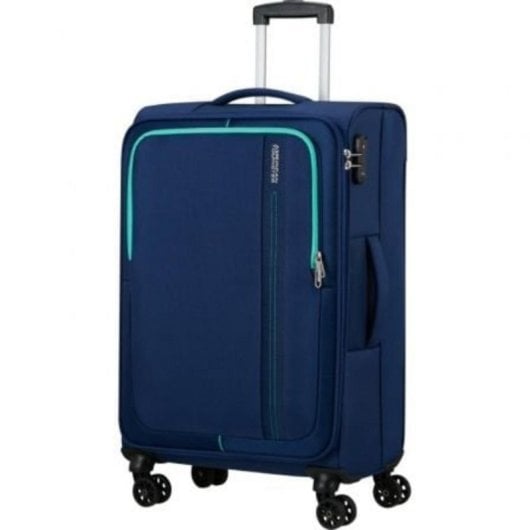 Malette American Tourister Sea Seeker 68cm/4 Roues/Combat Navy