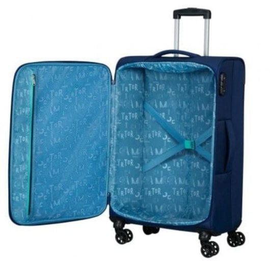 Malette American Tourister Sea Seeker 68cm/4 Roues/Combat Navy