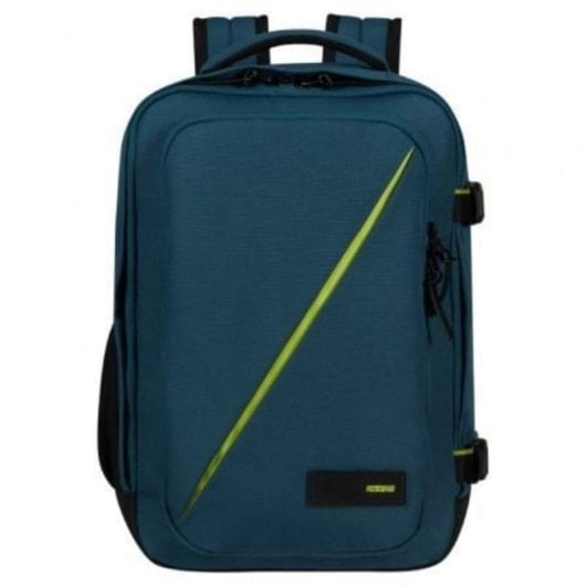 Mochila American Tourister Take2cabin S Azul Harbor 24.2L Recyclex Equipaje Mano
