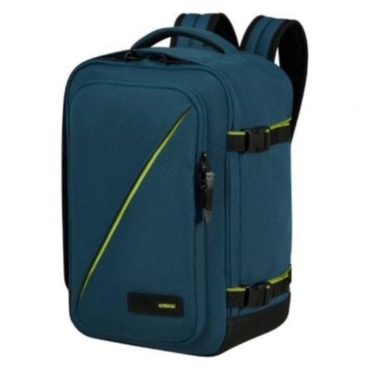 Mochila American Tourister Take2cabin S Azul Harbor 24.2L Recyclex Equipaje Mano