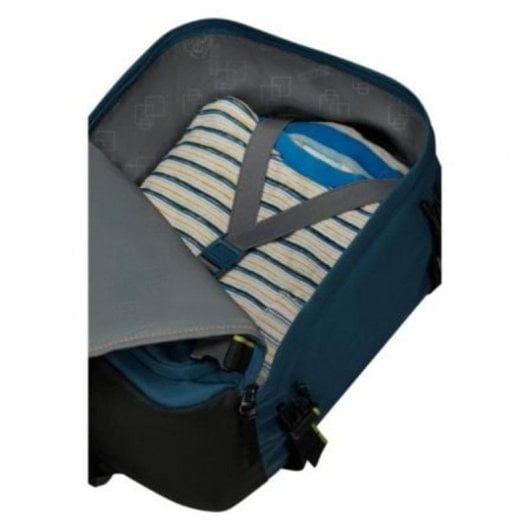Mochila American Tourister Take2cabin S Azul Harbor 24.2L Recyclex Equipaje Mano
