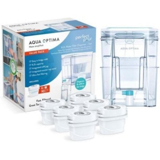 Dispensador Aqua Optima Perfect Pour WD1001 8.2L 6 Filtros Filtración 5 etapas