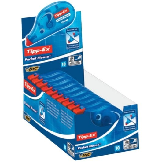 TIPP-EX Pocket Mouse 10 m 4,2 mm 10 pièce(s) Bleu