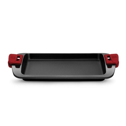 Sartén parrilla Bra Premiere A411740 aluminio fundido 40cm teflón inducción asas silicona
