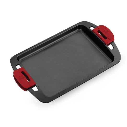 Sartén parrilla Bra Premiere A411740 aluminio fundido 40cm teflón inducción asas silicona