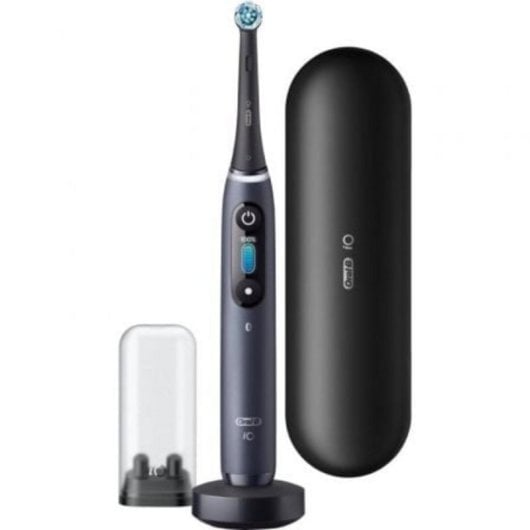 Cepillo Dental Braun Oral-B iO 8 Limited Edition Negro Microvibraciones IA Pantalla Color 6 Modos