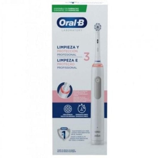 Cepillo Dental Eléctrico Oral-B Profesional 3 Limpieza Profunda 3 Modos/Batería Larga/Control Presión