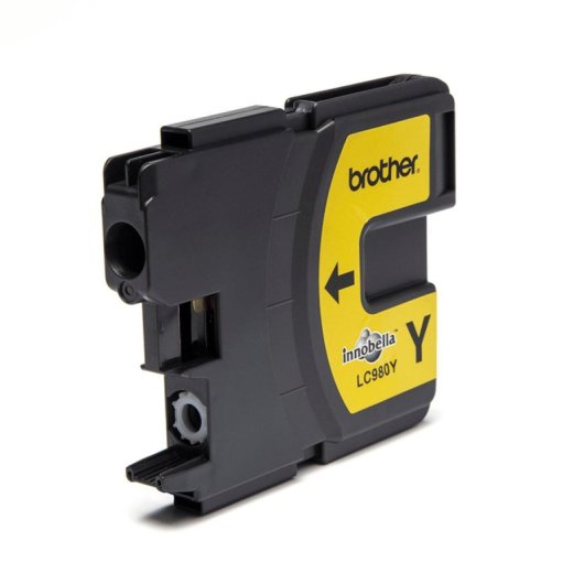 Cartucho de Tinta Brother LC980Y Amarelo 300 Páginas Cartucho de Tinta Brother LC980Y Amarelo 300 Páginas