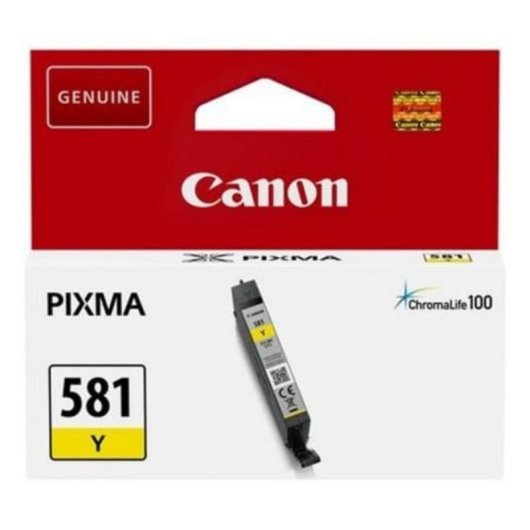Cartucho de Tinta Canon CLI-581Y Amarillo 5,6ml ChromaLife100 99 páginas