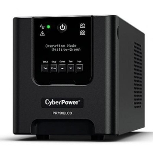 Sai CyberPower 750VA Batería de Plomo Ácido 12 Minutos Onda Senoidal Pura LCD 6 Salidas