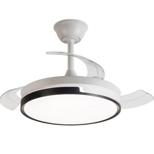 Ventoinha de Teto com Luz Daewoo DW5005 30W 91cm 6 Velocidades Pás Retráteis Wi-Fi