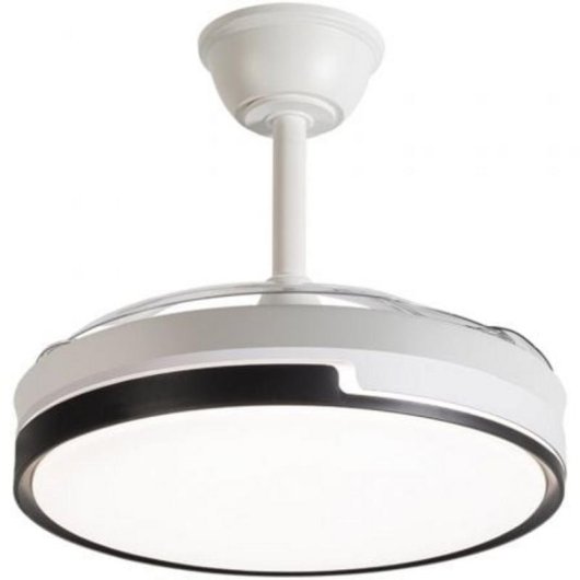 Ventoinha de Teto com Luz Daewoo DW5005 30W 91cm 6 Velocidades Pás Retráteis Wi-Fi