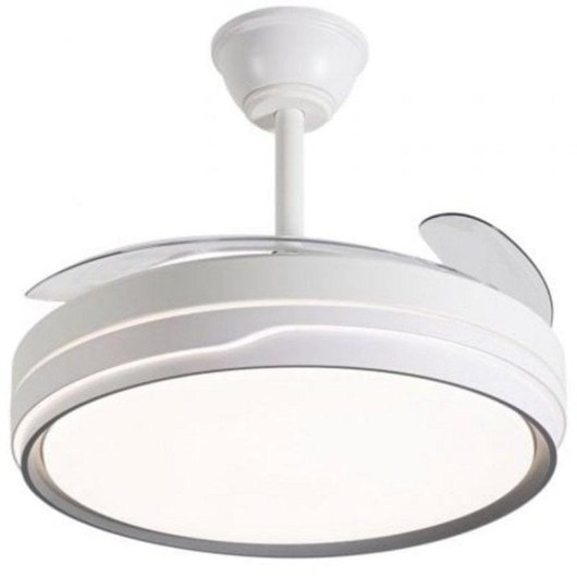 Ventoinha de Teto com Luz Daewoo DW5006 30W 42'' 6 Velocidades Pás Retráteis Comando App LED
