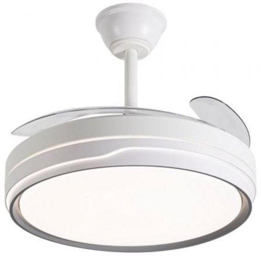 Ventoinha de Teto com Luz Daewoo DW5006 30W 42'' 6 Velocidades Pás Retráteis Comando App LED