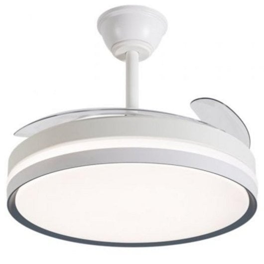 Ventilador de Techo Daewoo DW5007 30W 3 Aspas Retráctiles 6 Velocidades LED Regulable Control Remoto APP 42"