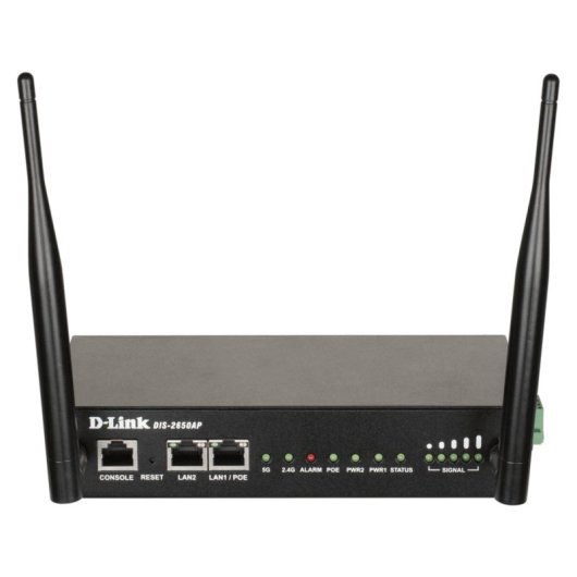 Punto de Acceso D-Link DIS-2650AP 2.4GHz/5GHz 1200Mbit/s PoE Seguridad Avanzada Negro