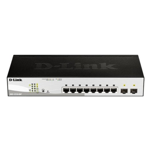 Switch D-Link DGS-1210-08P 8 Puertos Gigabit Gestionado L2 PoE Montaje en Rack