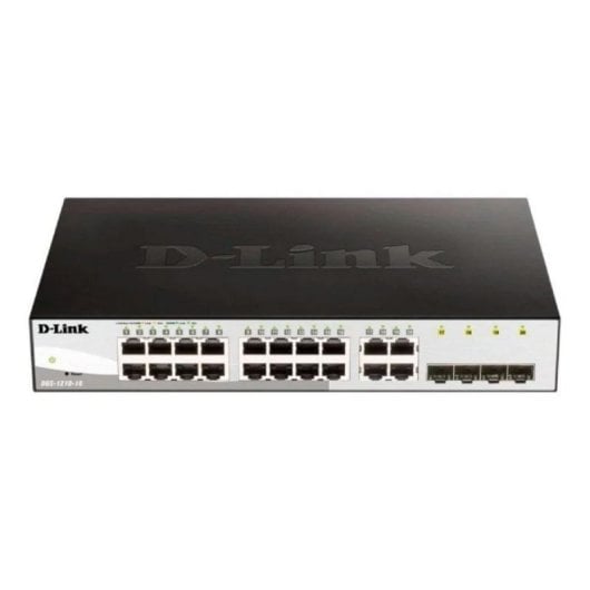 Switch D-Link DGS121016 16 Ports 10/100/1000 Mbps SFP Noir