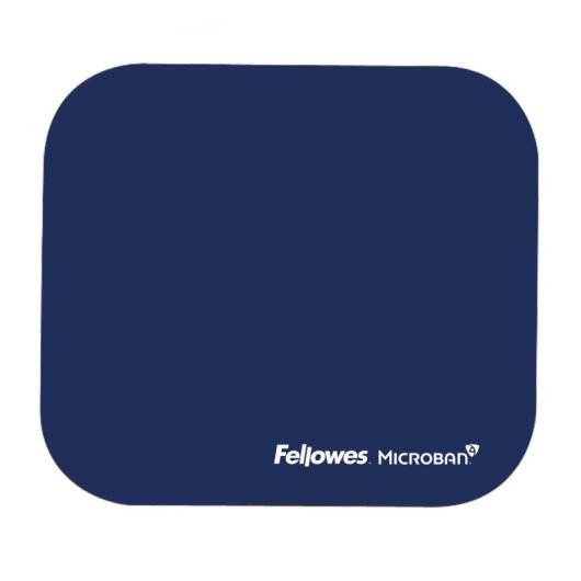 Alfombrilla Fellowes Microban Azul Monocromo Base Antiderrapante Caucho 226x192mm