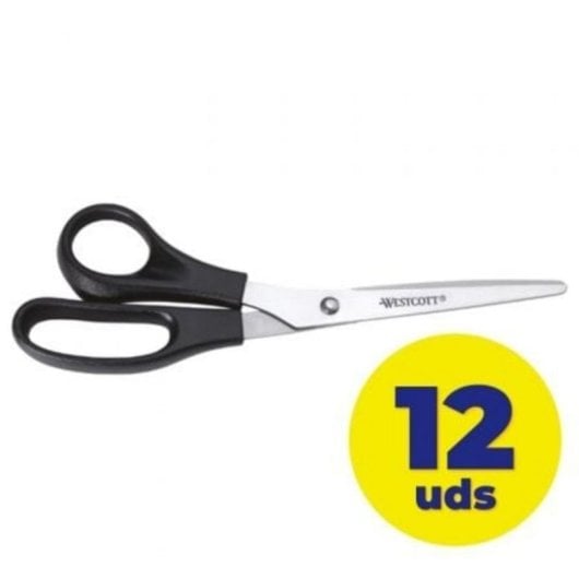 Tijera Oficina Grafoplás Westcott 73231181 Acero Inoxidable 210mm Mango Negro