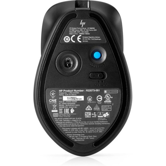 Ratón HP ENVY 500 Sans Fil RF 1600DPI Noir Gris Rechargeable Ambidextre