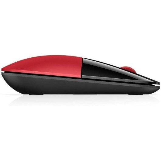 Ratón HP Z3700 sem fios 1200 DPI vermelho ambidestro design elegante