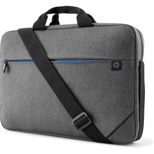 Maletín Toploader HP Prelude 15.6" Nylon Acolchado 300g Monocromo Detalle Cremallera