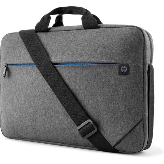 Maletín Toploader HP Prelude 15.6" Nylon Acolchado 300g Monocromo Detalle Cremallera