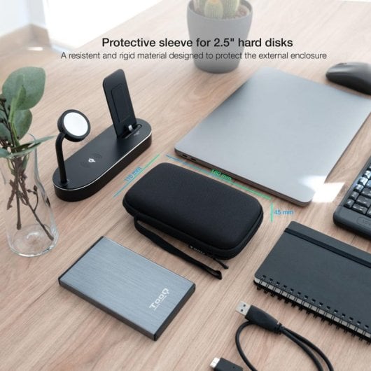 Estojo Protetor TooQ TQBC-E2503B Preto para Caixa Externa 2.5"