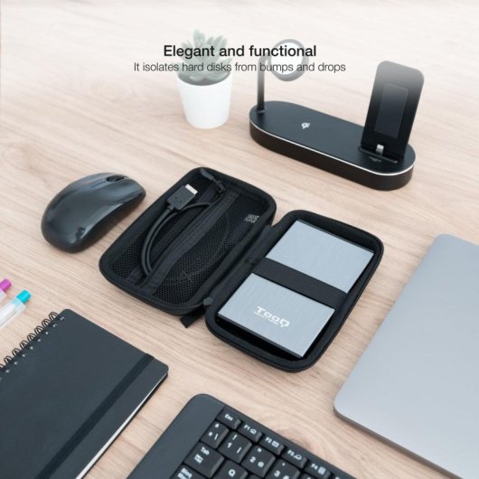 Estojo Protetor TooQ TQBC-E2503B Preto para Caixa Externa 2.5"