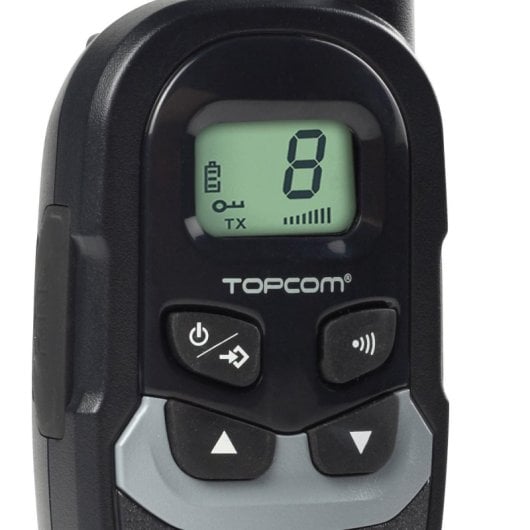 Walkie Talkie Topcom RC-6410 8 canales 6km 446MHz Negro Pilas AAA