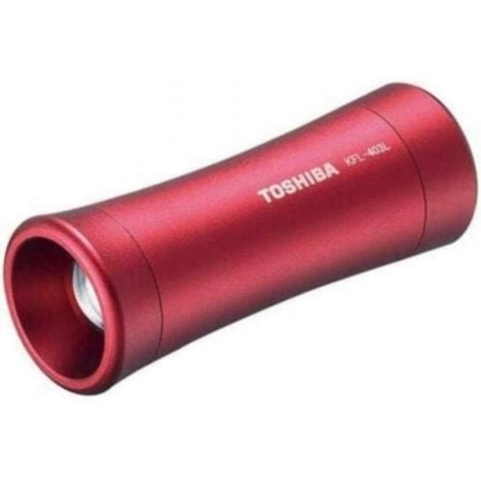 Linterna Toshiba KFL-403L 2 en 1 LED 75lm/60lm 3 pilas AAA Roja Aluminio