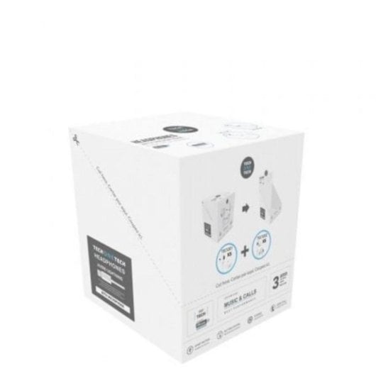 Auriculares Tech One Tech earTECH TEC1203 avec Microphone Lightning couleur Blanc