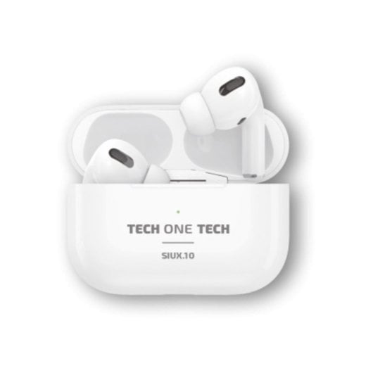 Auriculares Tech One Tech inalámbricos Bluetooth blancos, pack 8 uds, resistencia agua IPX5
