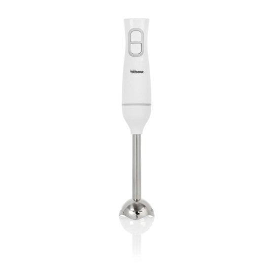 Batidora de mano Tristar MX-4880 350W 2 velocidades cuchillas inox ergonómica blanca