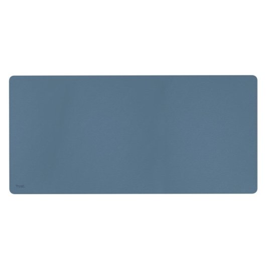Alfombrilla Bureau Trust Benya XXL Antidérapante PVC Vegan 900x430mm Bleu