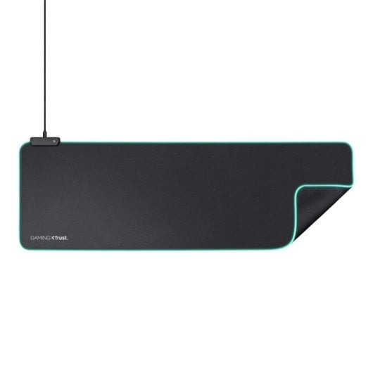Alfombrilla Trust GXT 764 Glide-Flex XXL Iluminación RGB Antideslizante 930x300mm