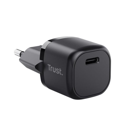 Ladegerät Trust Maxo USB-C PD 20W Ultrakompakt 1x USB-C PPS Schwarz