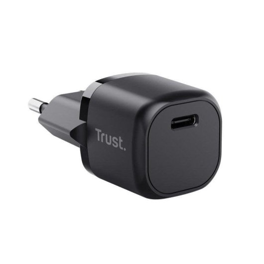 Ladegerät Trust Maxo USB-C PD 20W Ultrakompakt 1x USB-C PPS Schwarz