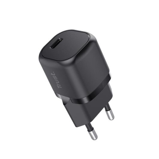 Ladegerät Trust Maxo USB-C PD 20W Ultrakompakt 1x USB-C PPS Schwarz