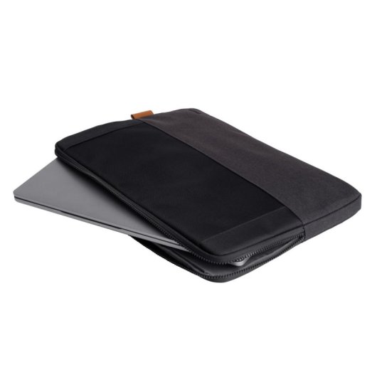Funda Trust Lisboa 16" Ecológica Negra con Interior Acolchado