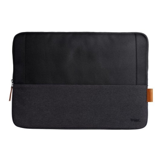 Funda Trust Lisboa 16" Ecológica Negra con Interior Acolchado